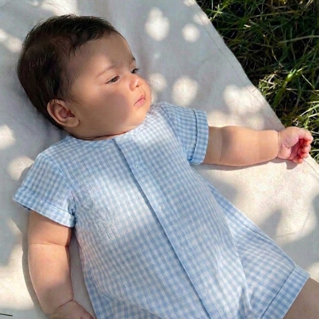 Muslin Baby Romper Suit