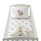 Organic Cotton 4-Pc Mini Cot Set - Penguin Party