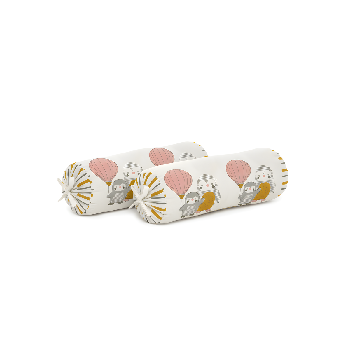 3-Pc Pillow & Bolster Set - Penguin Party