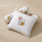 3-Pc Pillow & Bolster Set - Penguin Party