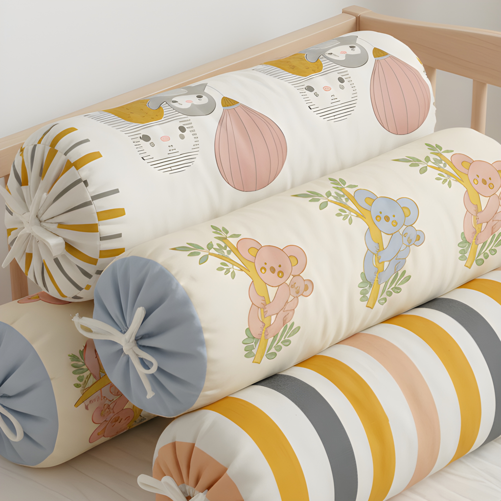 3-Pc Pillow & Bolster Set - Penguin Party