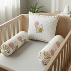Organic Cotton 4-Pc Mini Cot Set - Penguin Party