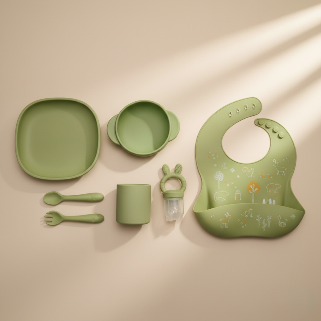 First Foods 6 Pieces Feeding Set - Classic