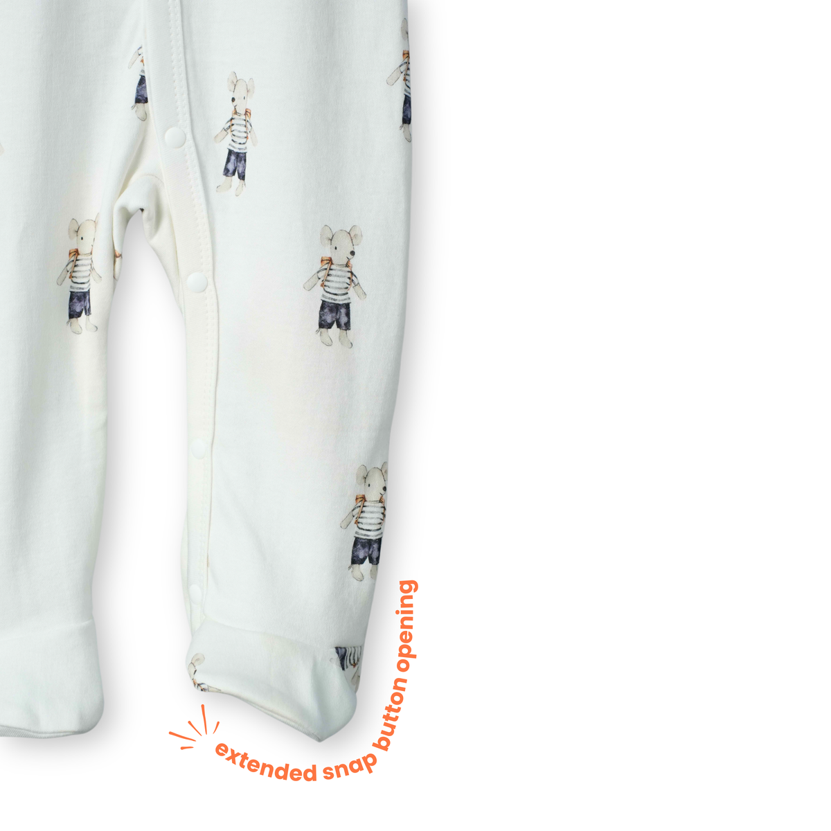Organic Cotton Footed Onesie (Pack of 2)