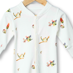 Organic Cotton Footed Onesie - Nature's Melody