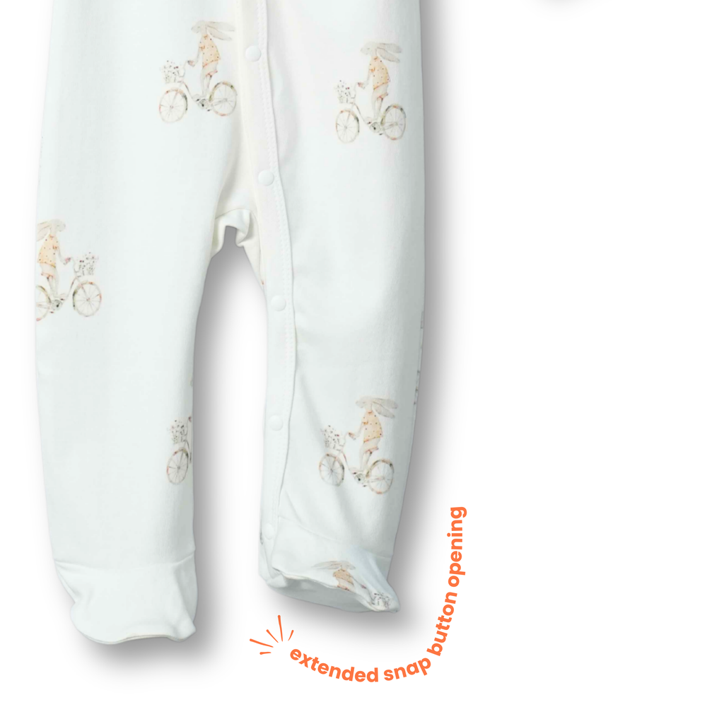 Organic Cotton Footed Onesie (Pack of 2)