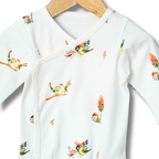 Organic Cotton Kimono Romper - Nature's Melody
