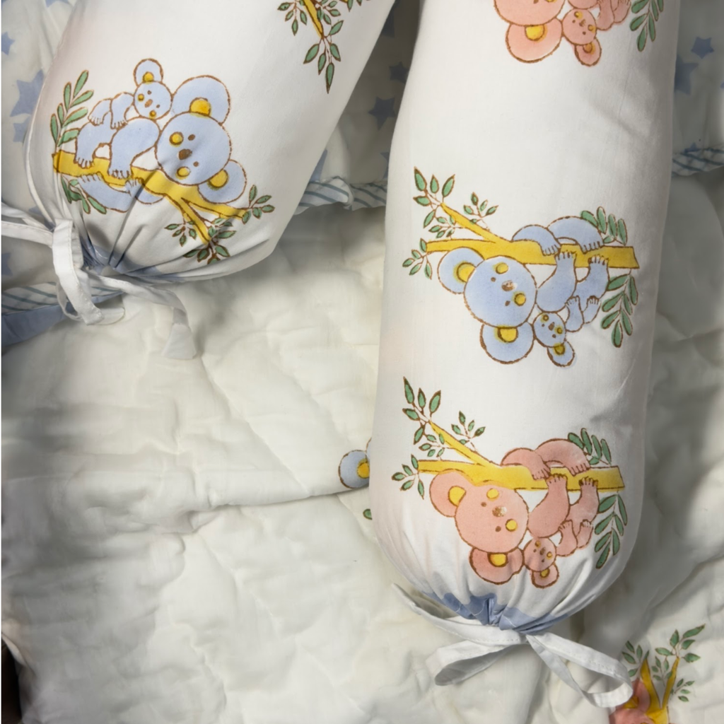 3-Pc Pillow & Bolster Set - Koala