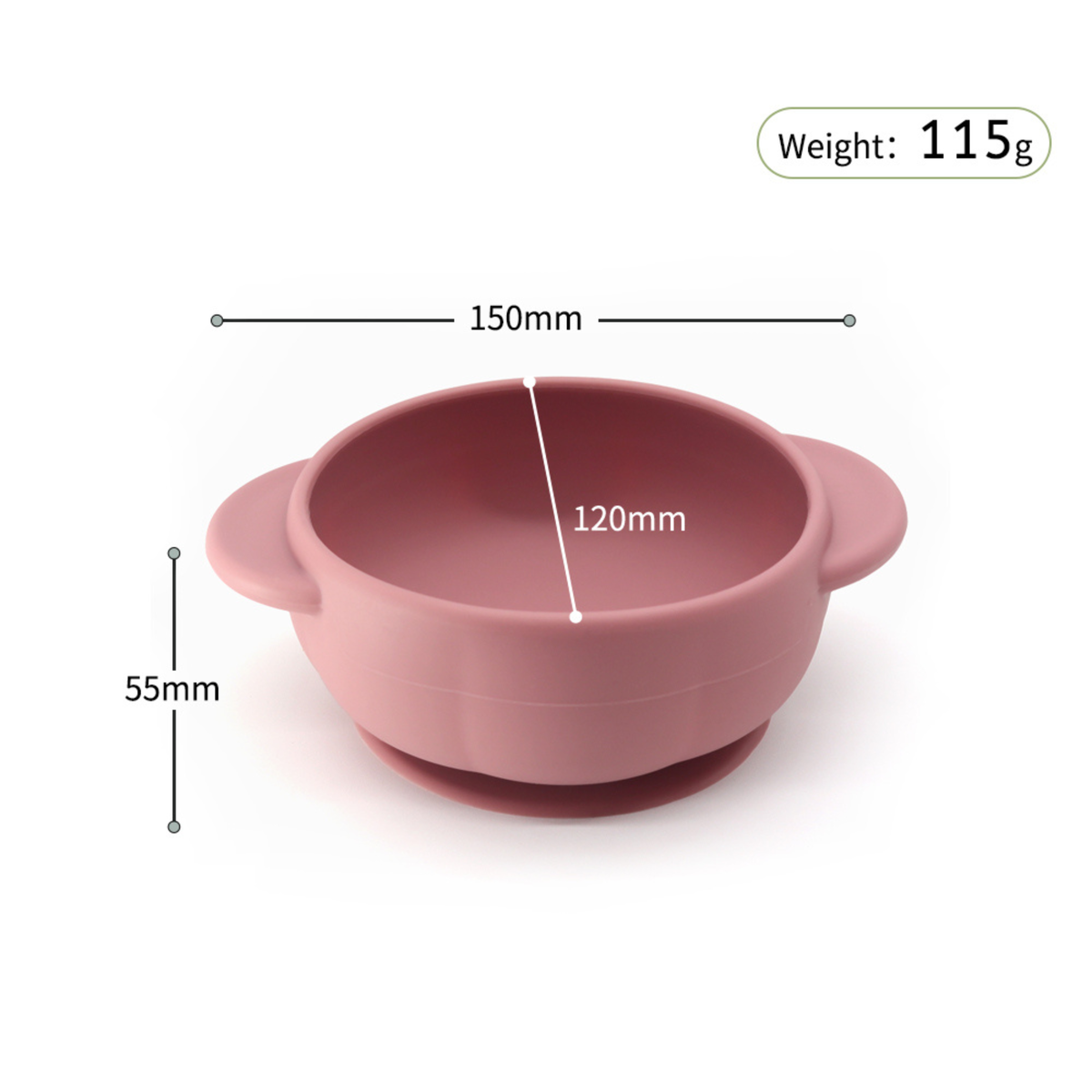 Silicone Round Bowl