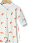 Organic Cotton Classic Romper - Croissant Candy