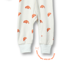 Organic Cotton Classic Romper - Croissant Candy