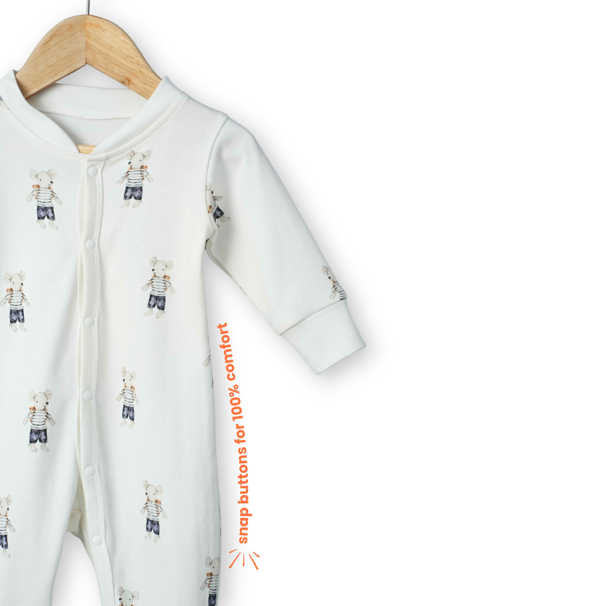 Organic Cotton Classic Romper - Ratatouille
