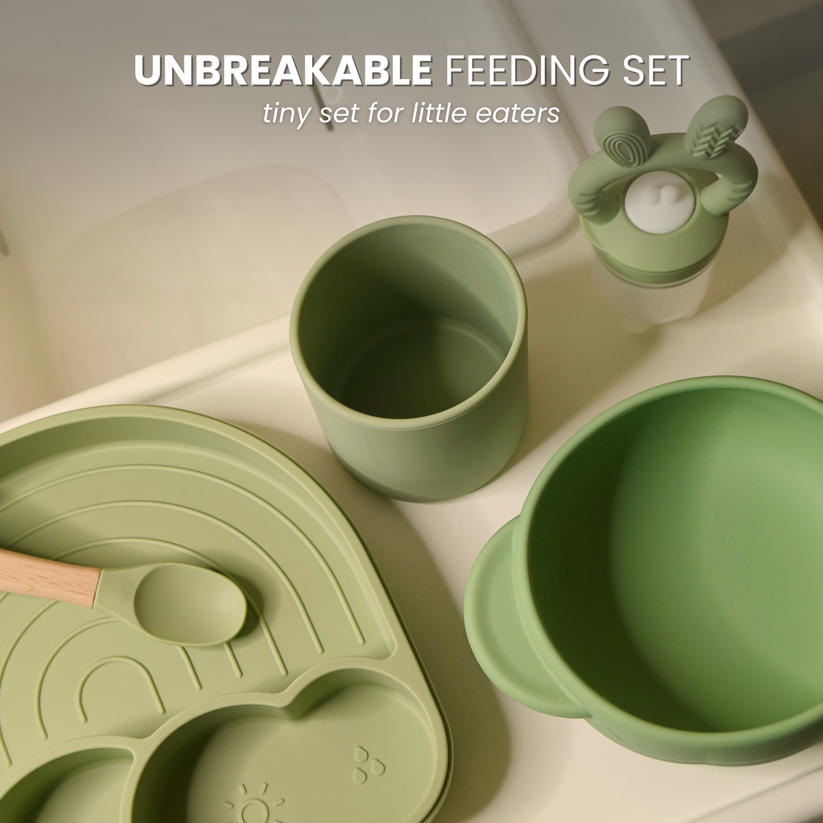 First Foods 6 Pieces Feeding Set - Essential