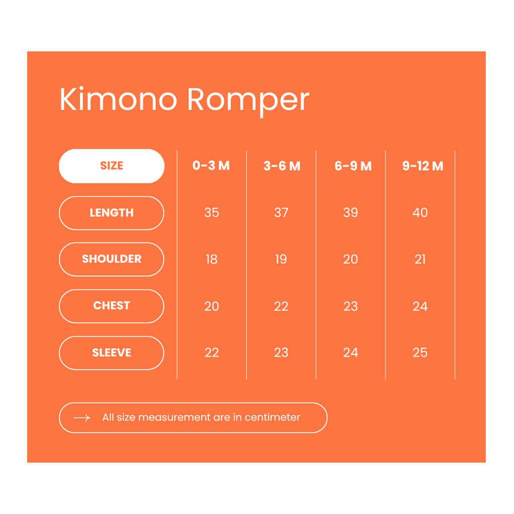 Organic Cotton Kimono Romper - Bunny Bloom