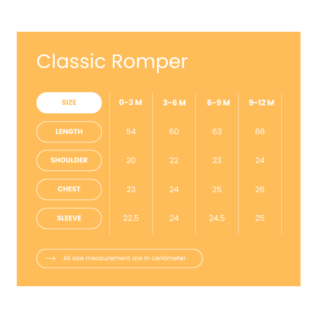 Organic Cotton Classic Romper - Nature's Melody