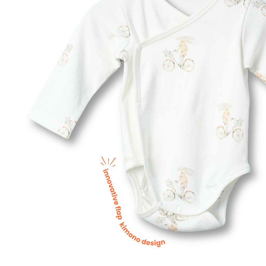Organic Cotton Kimono Romper (Pack of 2)