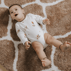Organic Cotton Long Sleeve Bodysuit - Nature's Melody