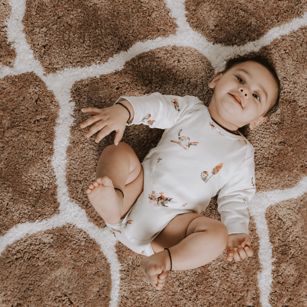 Organic Cotton Long Sleeve Bodysuit - Nature's Melody