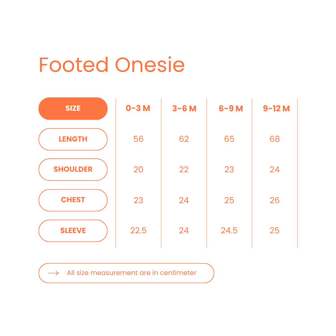 Organic Cotton Footed Onesie - Nature's Melody