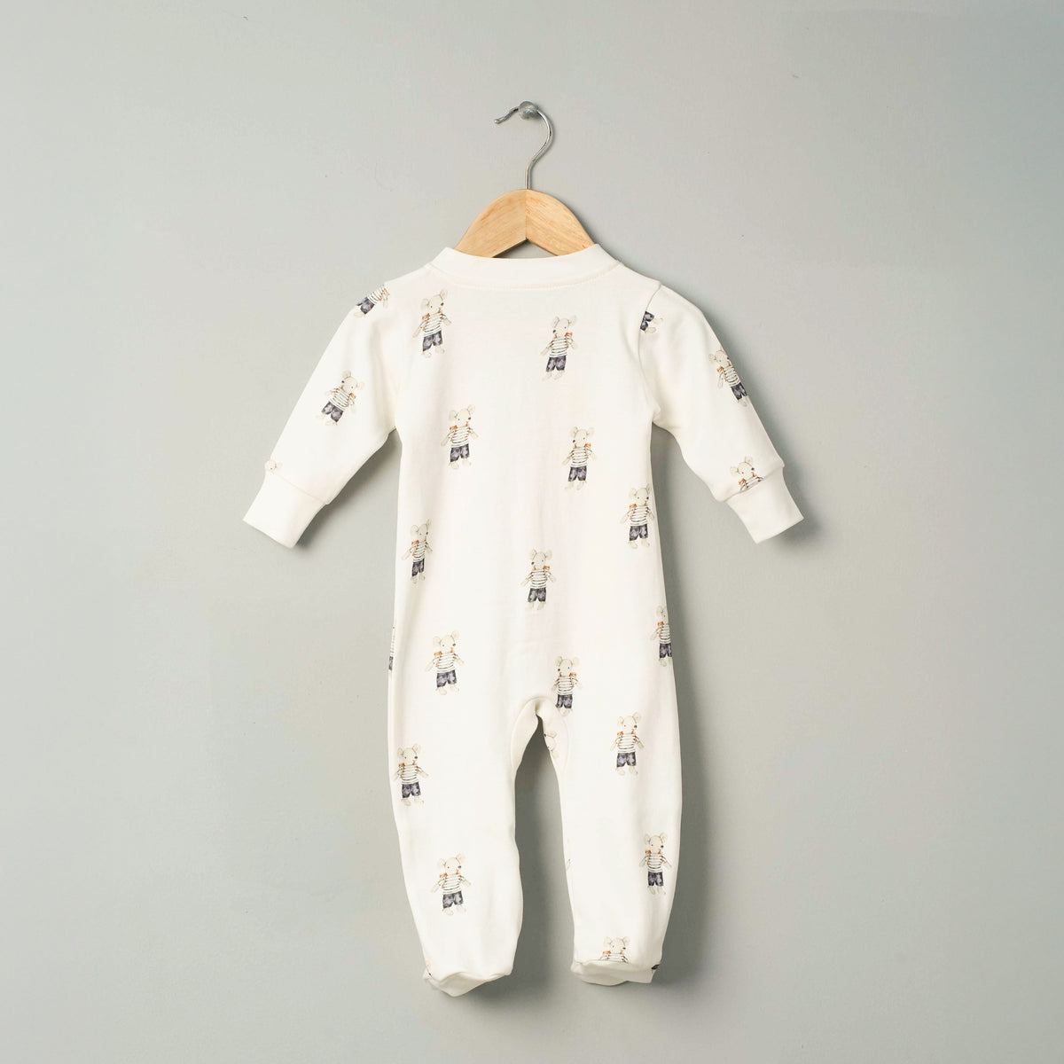 Organic Cotton Footed Onesie - Ratatouille