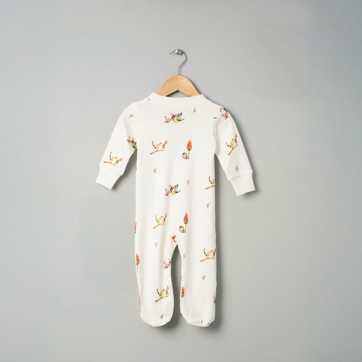 Organic Cotton Footed Onesie - Nature's Melody