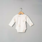 Organic Cotton Long Sleeve Bodysuit - Bunny Bloom