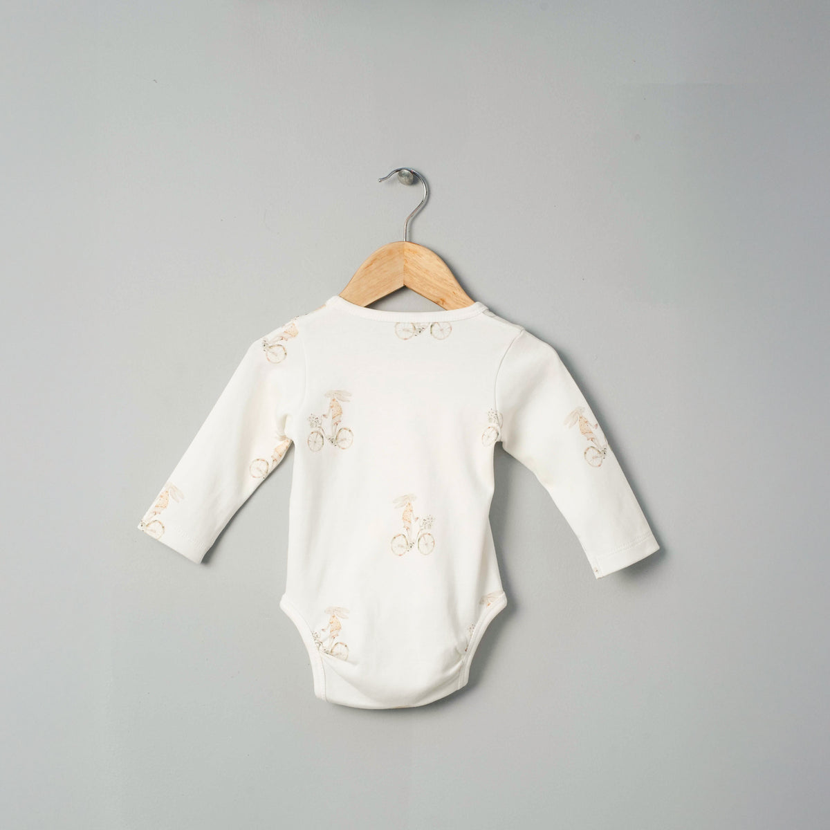 Organic Cotton Kimono Romper - Bunny Bloom