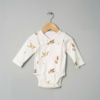 Organic Cotton Kimono Romper - Nature's Melody