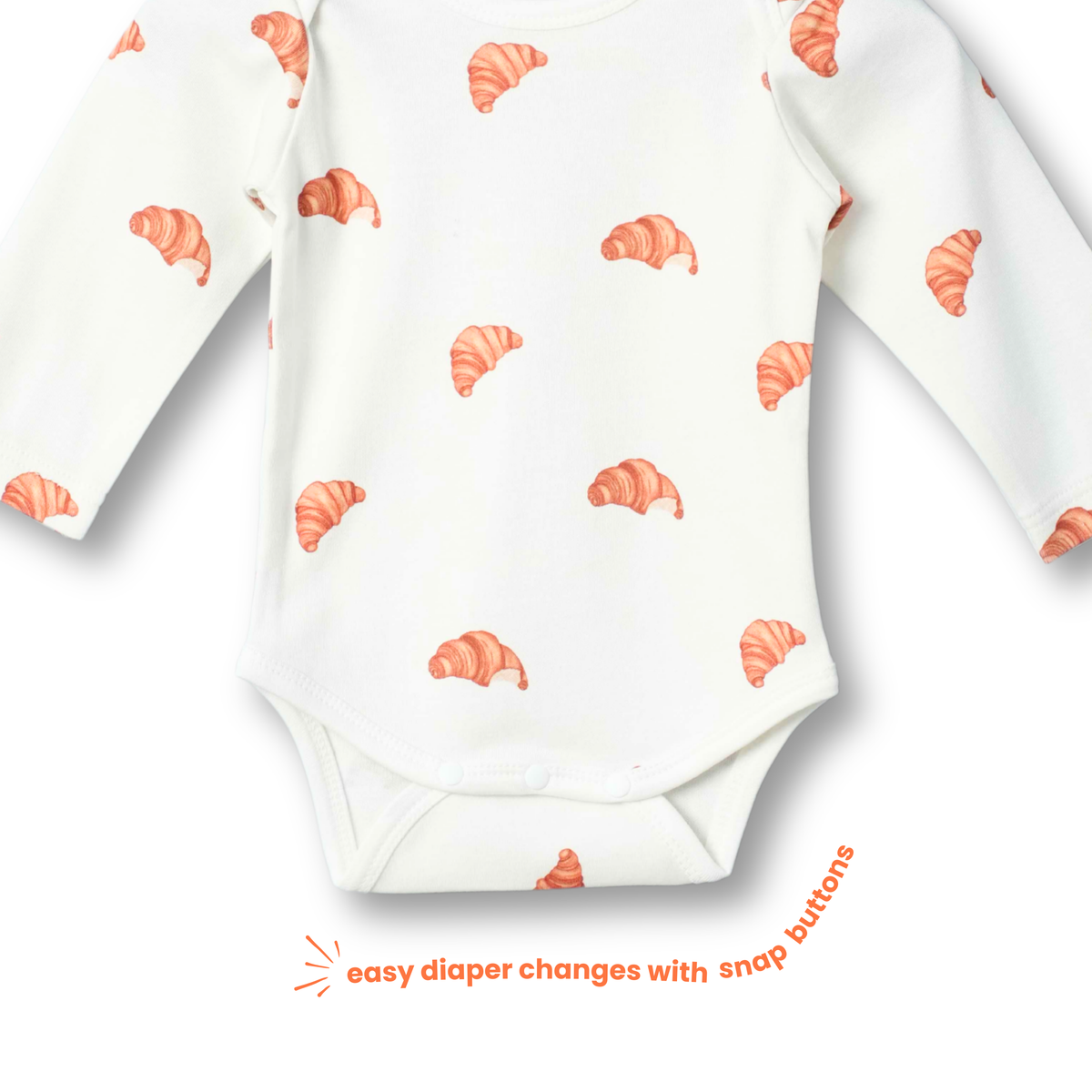 Organic Cotton Long Sleeve Bodysuit (Pack of 2)