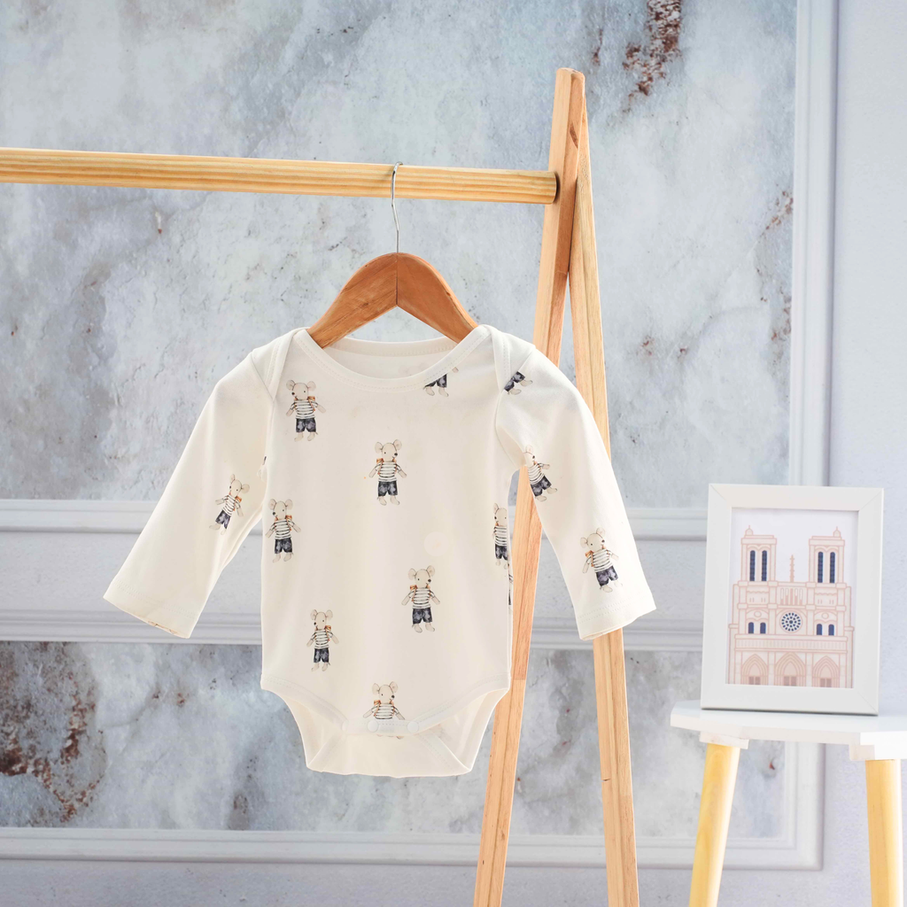 Organic Cotton Long Sleeve Bodysuit (Pack of 2)