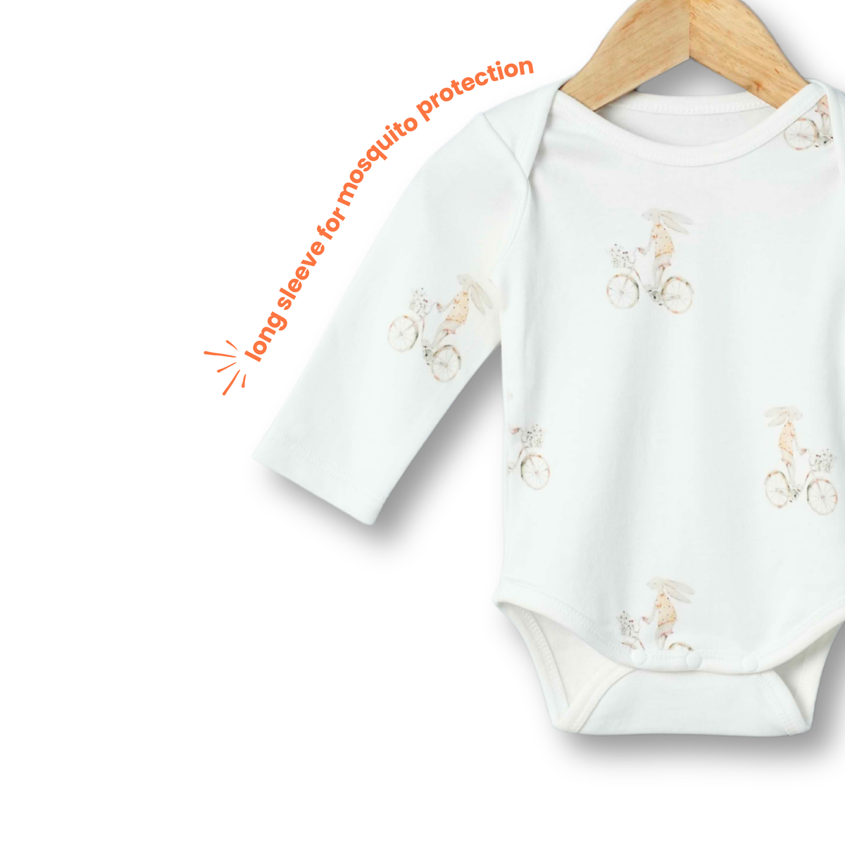 Organic Cotton Long Sleeve Bodysuit (Pack of 2)