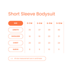 Organic Cotton Short Sleeve Bodysuit - Nature's Melody